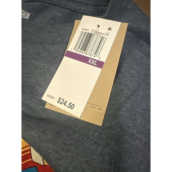 Levi's Mens Blue Crewneck Heathered Tee Graphic T-Shirt, NWT, Size XXL - Picture 4 of 4